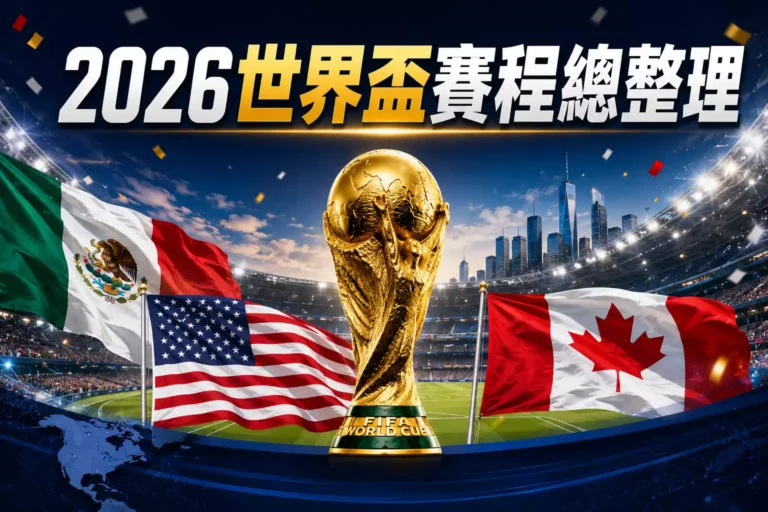 2026 世界盃足球賽賽程總整理