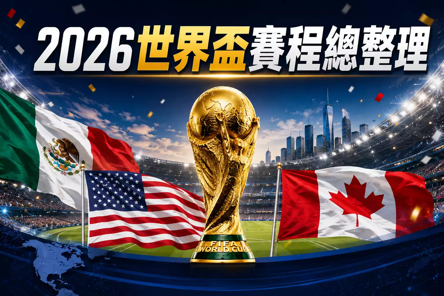 2026 世界盃足球賽賽程總整理