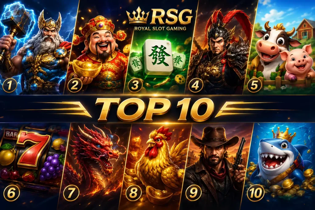 2026皇家電子RSG熱門遊戲排行｜Top10必玩老虎機推薦與特色解析